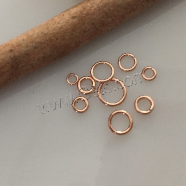 Медно-золото кольцо-открывашка, 14K Роуз заполненные & разный размер для выбора, продается PC