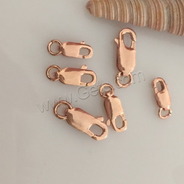 Gold Filled Lobster Clasp, 14K rose gold-filled & different size for choice, Sold By PC