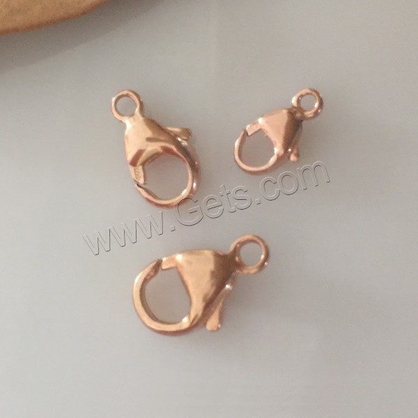 Gold Filled Lobster Clasp, 14K rose gold-filled & different size for choice, Sold By PC