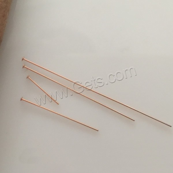 Gold Filled Headpin, 14K rose gold-filled & different size for choice, Sold By PC