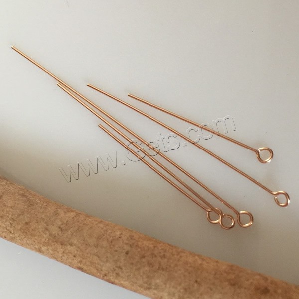 Gold Filled Eyepin, 14K rose gold-filled & different size for choice, Sold By PC