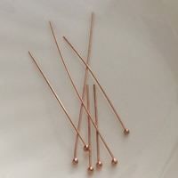 Gold Filled Ball Head Pin, 14K rose gold-filled 