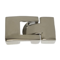 Stainless Steel Interlocking Clasp, polished Approx 