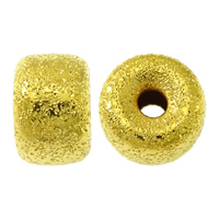 Brass Stardust Beads, Rondelle, plated Approx 1.5mm 