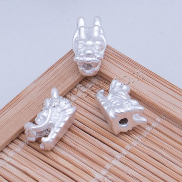 Sterling Silver Animal Bead, 99% Sterling Silver, Dragon, different size for choice, Sold By PC
