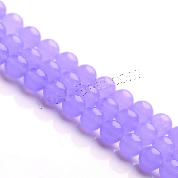 Purple Chalcedony Bead, Round, natural, different size for choice, Grade AAAAAA, Hole:Approx 1mm, Length:Approx 15.5 Inch, Sold By Strand