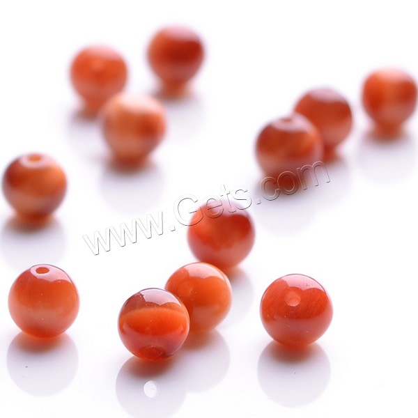 Tiger Eye Beads, Round, natural, different size for choice, reddish orange, Grade AAAAAA, Hole:Approx 1mm, Length:Approx 15.5 Inch, Sold By Strand