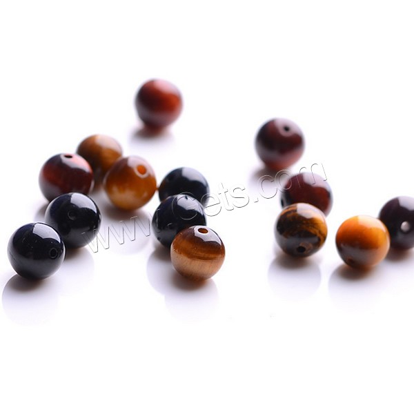 Tiger Eye Beads, Round, natural, different size for choice, multi-colored, Grade AAAAAA, Hole:Approx 1mm, Length:Approx 15.5 Inch, Sold By Strand