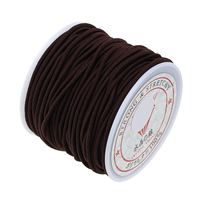Elastic Thread, Nylon, with plastic spool, deep coffee color, 1.5mm 13. 
