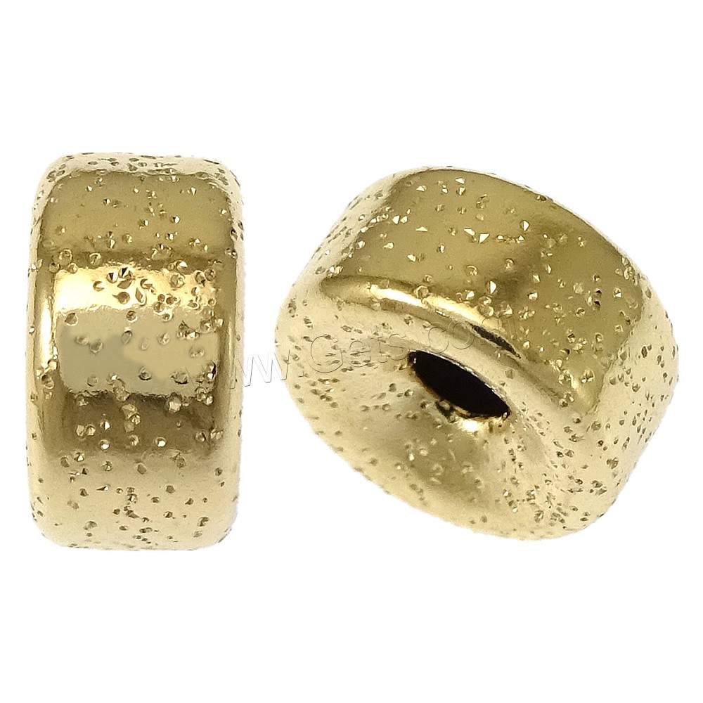 Oro-llenado entrepiezas, Toroidal, 14K gold-filled & diverso tamaño para la opción & superficie bache, Vendido por UD