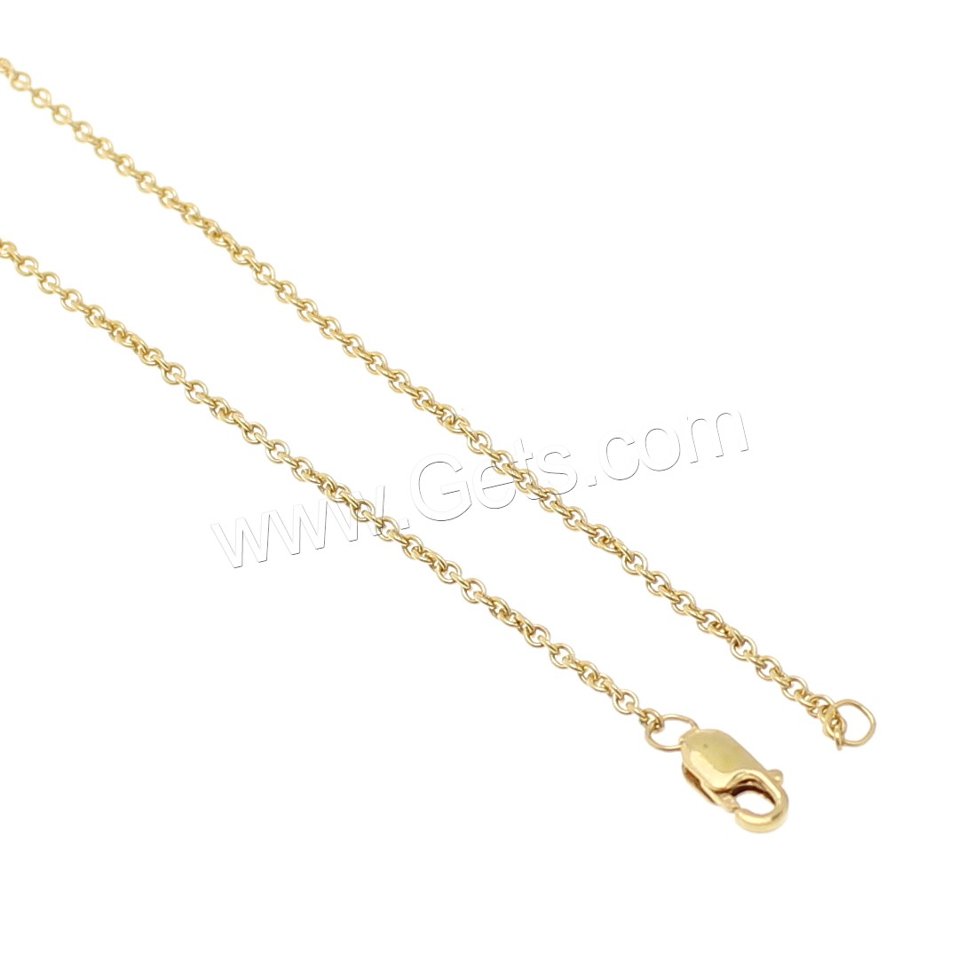 Oro-llenado Cadena para collar, 14K gold-filled & longitud diferente para la opción & cadena oval, 2x1.5mm, Vendido por Sarta