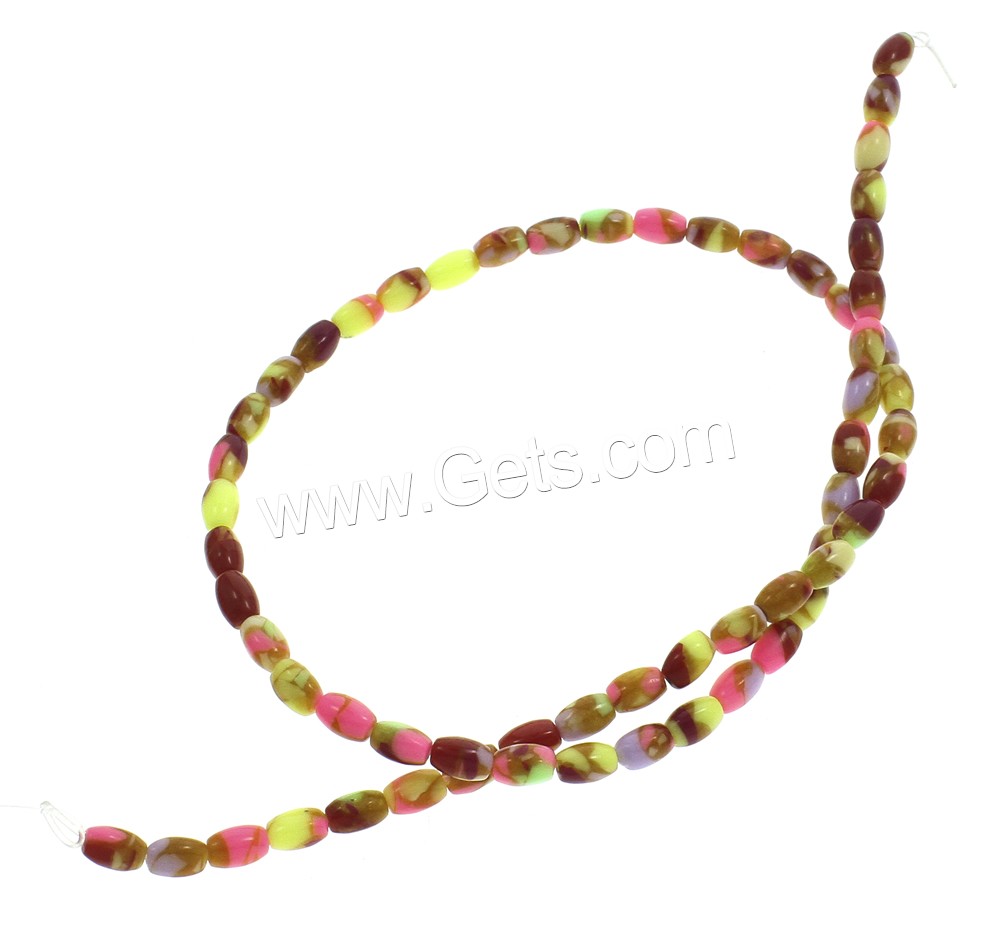 Mosaik Türkis Perlen, Trommel, synthetisch, verschiedene Größen vorhanden, Bohrung:ca. 1mm, Länge:ca. 15.5 ZollInch, verkauft von Strang