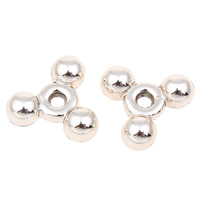 Perles intercalaires en alliage de zinc, triangle, Plaqué d'or, protéger l'environnement, sans nickel, plomb et cadmium Environ 1mm Vendu par sac