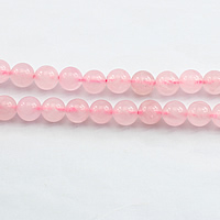 Perles en Quartz Rose naturel, Rond, normes différentes pour le choix Environ 1mm Environ 15.5 pouce, Vendu par brin