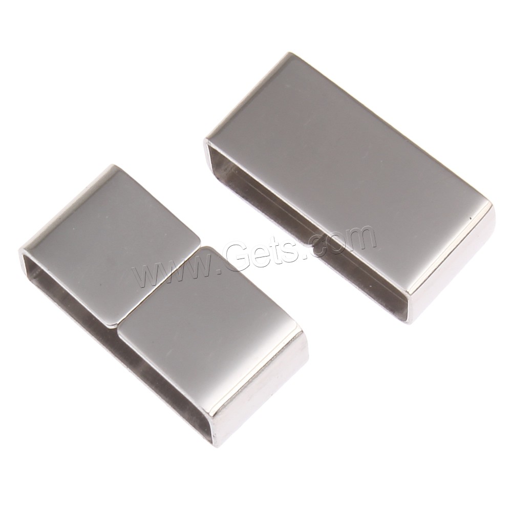 Stainless Steel Slide Charm, different size for choice, original color, Sold By PC