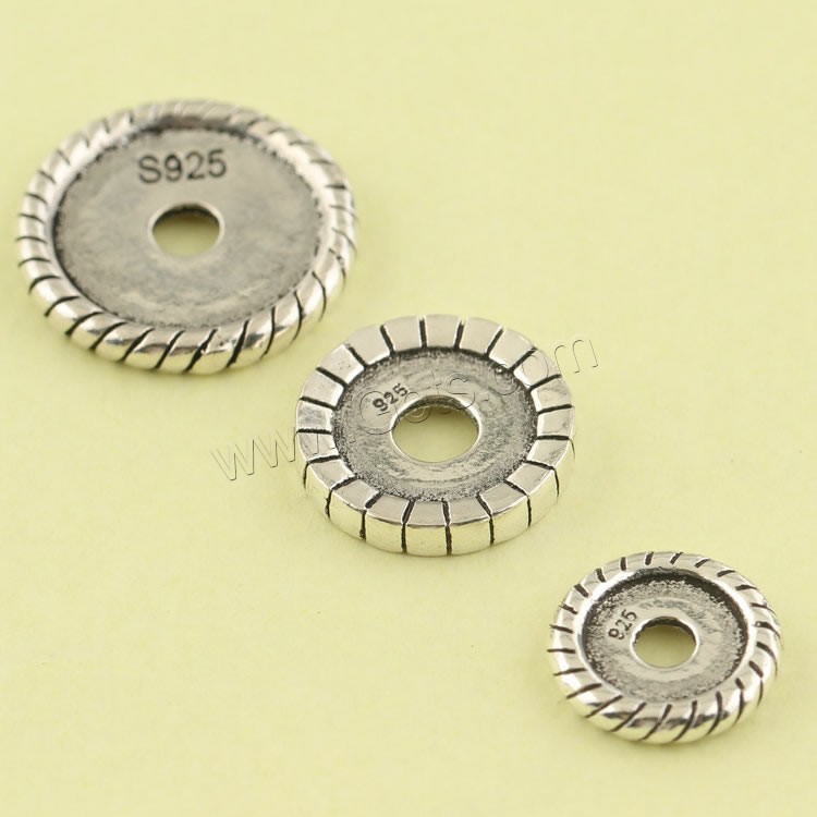 Brass Spacer Bead, Wheel, antique silver color plated, different size for choice, lead & cadmium free, Sold By PC