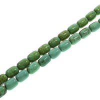 Natural Turquoise Beads, Column Approx 1mm Approx 15 Inch 