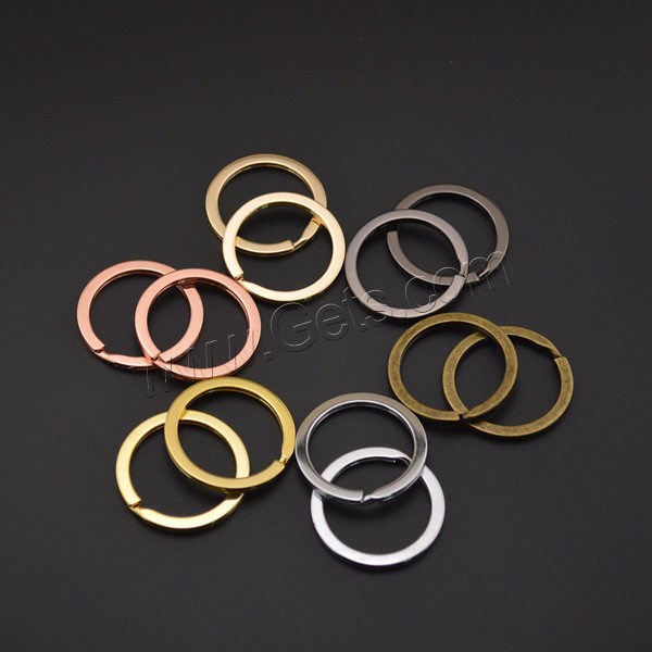 Iron Key Split Ring, plated, different size for choice, more colors for choice, Sold By PC