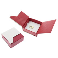 Cardboard Pendant Box, Square, red 