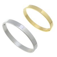 Stainless Steel Bangle, plated 