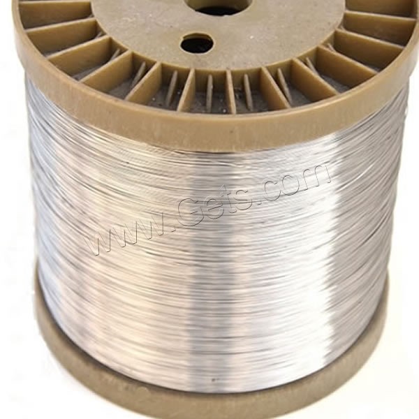 304 Stainless Steel Wire, with plastic spool, different size for choice, original color, Sold By KG