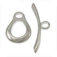 Stainless Steel Toggle Clasp, machine polishing  Approx  