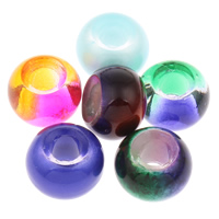 Perles Murano European sans noyau, chalumeau, tambour, fait à la main, plus de couleurs à choisir Environ 5mm, Vendu par PC