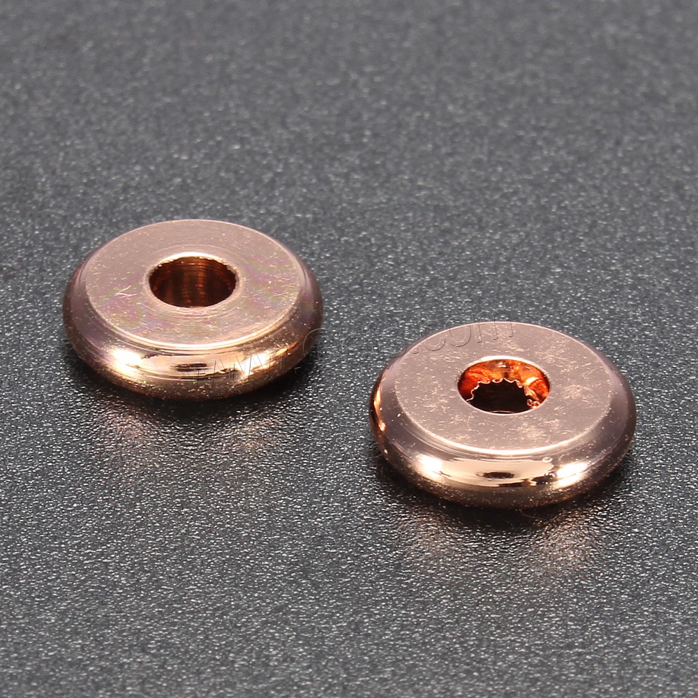Brass Spacer Beads, Flat Round, plated, different size for choice, more colors for choice, Sold By Bag