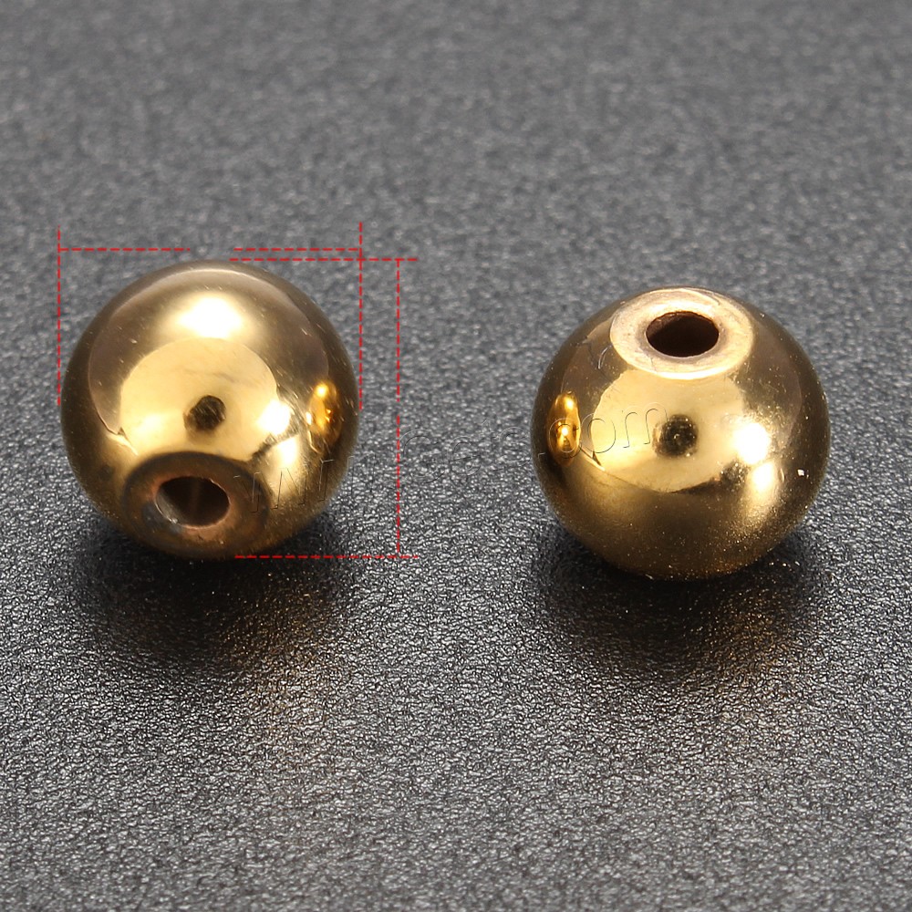 Brass Smooth Beads, Drum, plated, different size for choice, more colors for choice, Approx 500PCs/Bag, Sold By Bag