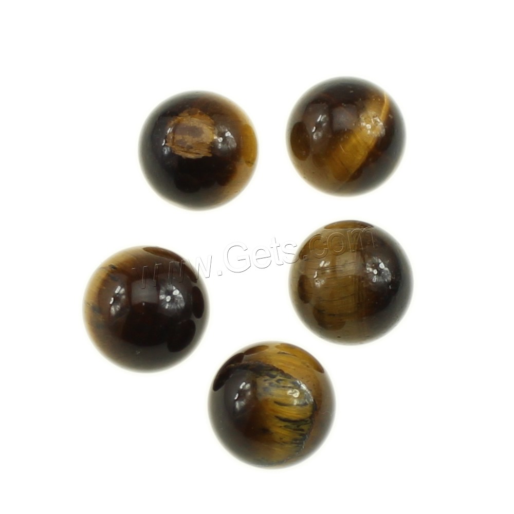 Tiger Eye Beads, Round, natural, different size for choice & no hole, Sold By Bag