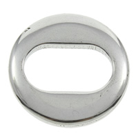 Anillo de enlace de acero inoxidable, color original, 25x3mm, agujero:aproximado 10x18mm, Vendido por UD