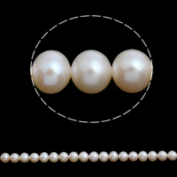 Round Cultured Freshwater Pearl Beads, natural, white, Grade AAAA, 7-8mm Approx 0.8mm Approx 15.5 Inch 