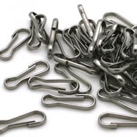 Eisen Schlüssel Verschluss, plattiert, keine, frei von Nickel, Blei & Kadmium, 17.3x6.3mm, 10000PCs/Tasche, verkauft von Tasche