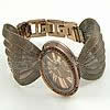 Fashion Watch Bracelet, Zinc Alloy, with Glass, Flat Oval, plated, with rhinestone .5 Inch 