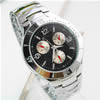 Men Wrist Watch, Zinc Alloy, with Glass, Round, platinum color plated, for man, 20mm Approx 8.7 Inch 