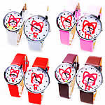 Paar Uhrenarmbänder, PU Leder, mit Glas & Zinklegierung, Platinfarbe platiniert, für paar, keine, 29mm, 36mm, 15-19mm, verkauft von Paar