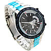 Men Wrist Watch, Zinc Alloy, with Glass, Round, plated, stem-winder & for man, 37mm, 20mm Approx 9 Inch 