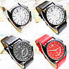 Unisex Wrist Watch, Zinc Alloy, with PU Leather & Glass, plated 44mm, 22mm Approx 9.4 Inch 
