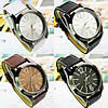 Unisex Wrist Watch, Zinc Alloy, with PU Leather & Glass, platinum color plated 42mm, 21mm Approx 9.4 Inch 