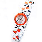 Fashion Watch Bracelet, Zinc Alloy, with Glass, platinum color plated, enamel, cadmium free, 22mm, 13mm Approx 8 Inch 