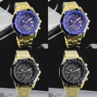 Men Wrist Watch, Stainless Steel, with zinc alloy dial & Glass, plated, for man 42mm Approx 9.4 Inch 