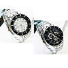 Chronograph Watch, Zinc Alloy, with Glass, platinum color plated, for man 46mm, 20mm Approx 8.6 Inch 