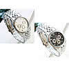 Chronograph Watch, Zinc Alloy, with Glass, platinum color plated, for man 35mm, 16mm Approx 8.6 Inch 