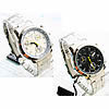 Men Wrist Watch, Zinc Alloy, with Glass, platinum color plated, for man 40mm, 18mm Approx 8.2 Inch 
