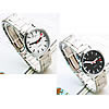 Bracelets de montre pour femmes, alliage de zinc, avec verre, Placage de couleur platine, plus de couleurs à choisir, 31mm, 16mm Environ 7.8 pouce, Vendu par PC
