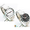 Men Wrist Watch, Zinc Alloy, with Glass, platinum color plated, for man 40mm, 18mm Approx 9 Inch 