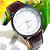 Men Wrist Watch, Zinc Alloy, with PU Leather & Glass, plated, for man, 40mm, 20mm Approx 9.25 Inch 