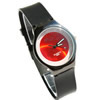 Bracelets de montre pour femmes, alliage de zinc, avec cuir PU & verre, Placage, noire, 29mm, 16mm Environ 8.86 pouce, Vendu par PC