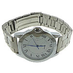 Men Wrist Watch, Stainless Steel, with Glass, original color 18mm Inch 