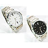 Men Wrist Watch, Zinc Alloy, with Glass, platinum color plated, for man 43mm, 18mm Approx 9 Inch 